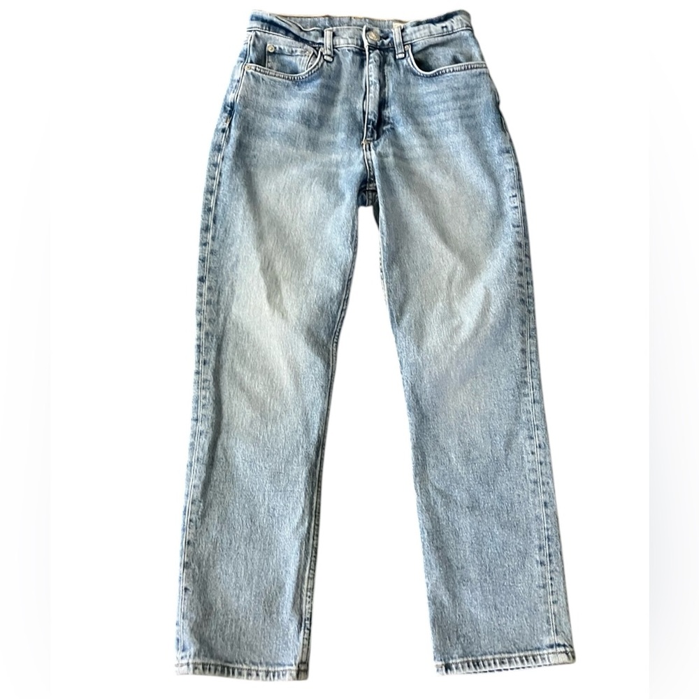 Rag & Bone Wren High-Rise Slim Straight jeans in Porter Wash Women’s 27
